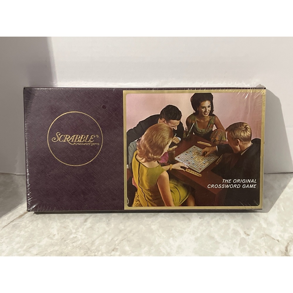 Vintage 1953 Scrabble Crossword Game Selchow & Righter No 17 Factory Sealed NEW